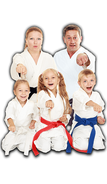 Martial Arts Lessons for Families in Ramsey NJ - Sitting Group Family Banner